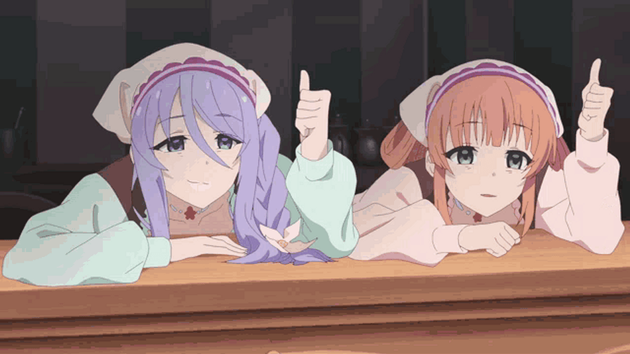 Anime Maid Thumbs Up