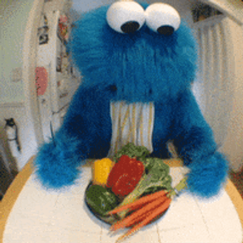 Cookie Monster Hate Veggie