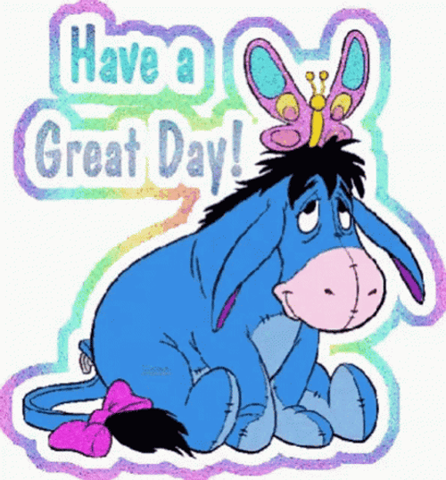 Have A Great Day Cute Eeyore