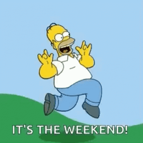 Homer Simpsons Jumping Weekend