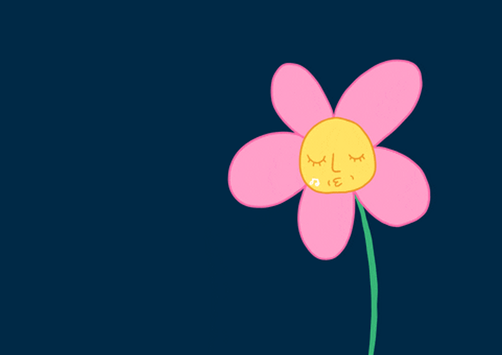 Cartoon Flower Whistling