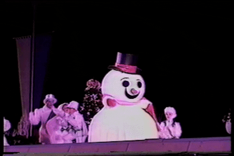 Christmas Snowman Stage Fall