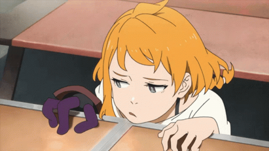 Tired Anime Girl