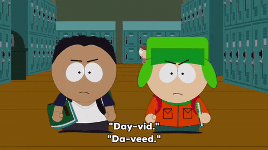 South Park Pronounce Day-vid