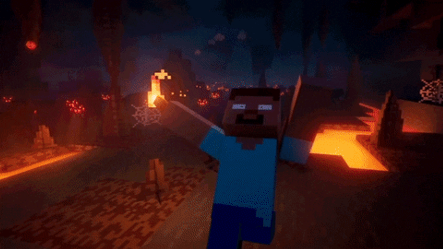 Minecraft Steve Running