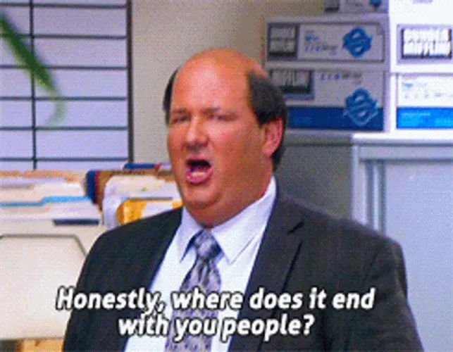 The Office Brian Annoyed