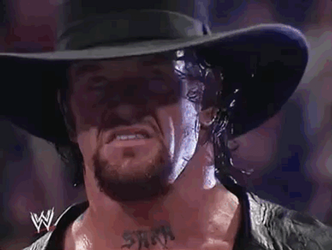 The Undertaker Grinning