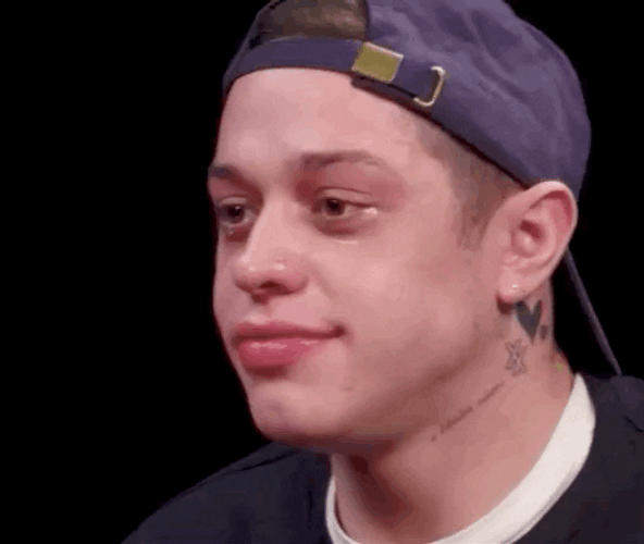 Pete Davidson Trying Not To Laugh