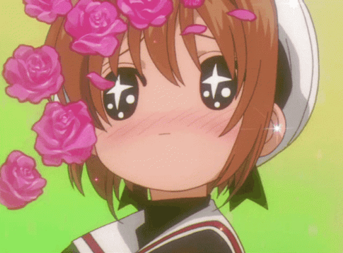 Anime Cardcaptor Sakura Blushing