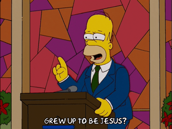 Religious Homer Simpson
