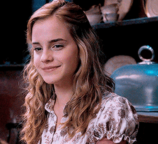 Emma Watson Gracefully Staring