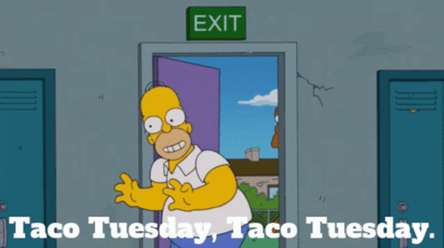 The Simpsons Taco Tuesday