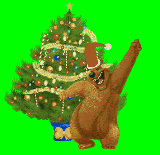 Christmas Tree Bear Dance