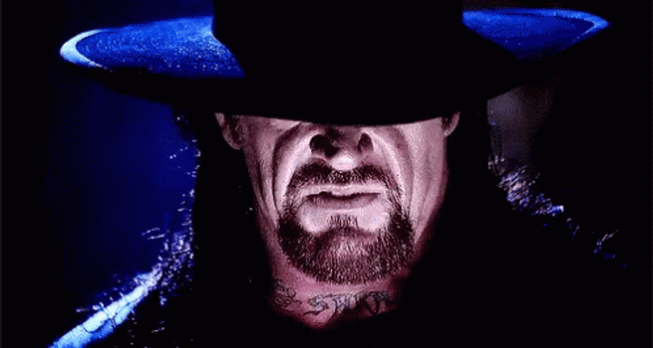 The Undertaker Creepily Looking