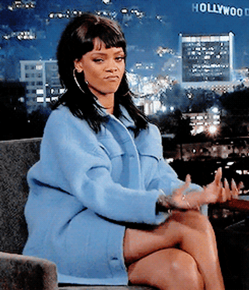 Rihanna Doing Money Sign