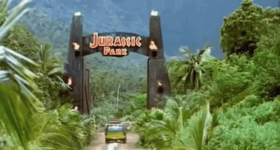 Jurassic Park Entrance Gate