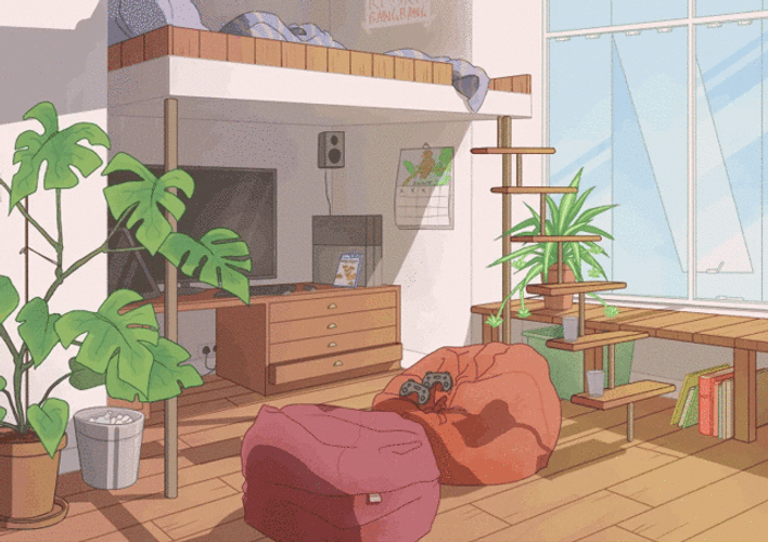 Anime Room Animated