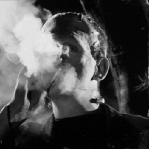 S Smoking Frankenstein