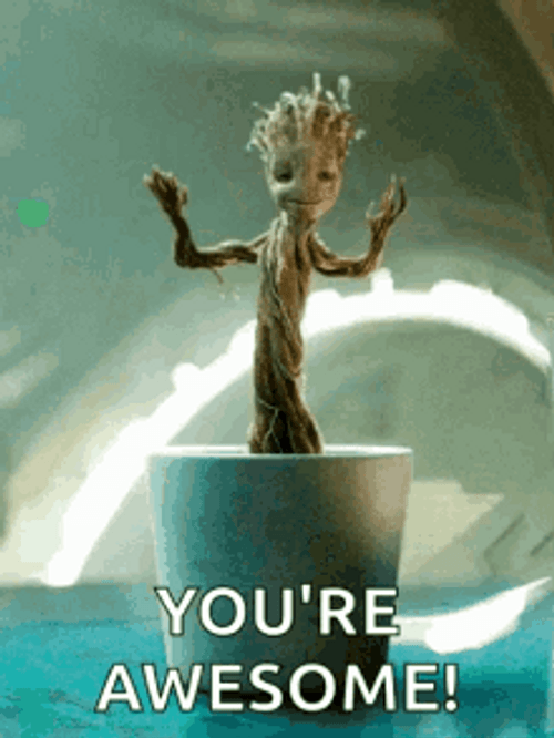 You&re Awesome Dancing Groot
