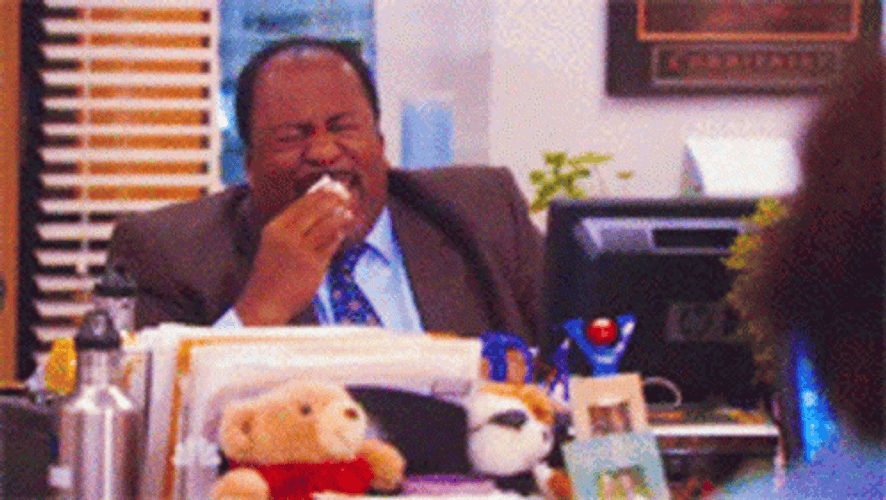 The Office Stanley Laughing Hysterically