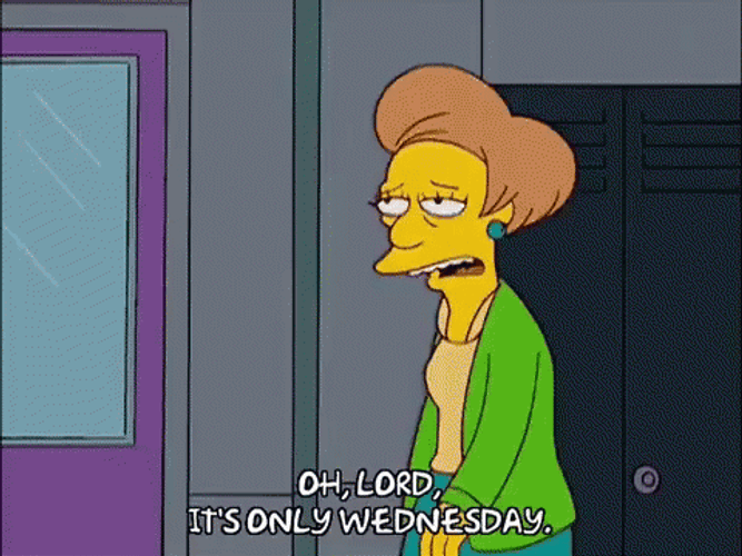 Only Wednesday Edna Krabappel