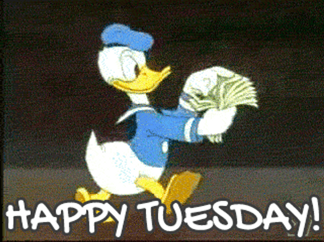 Donald Duck Happy Tuesday
