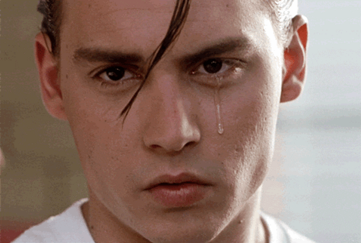 Johnny Depp Crying Angry Face