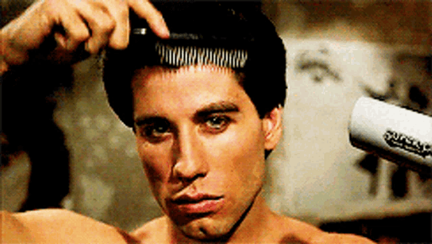Hair Blow John Travolta Stare