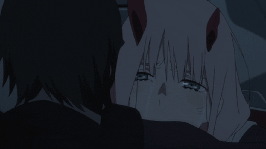 Crying Anime Zero Two