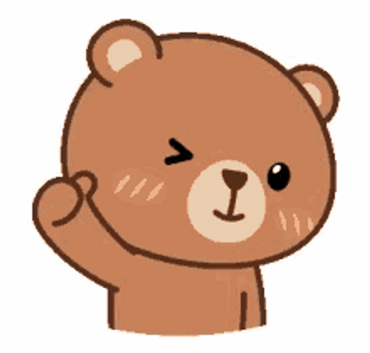 Cute Brown Bear Wink
