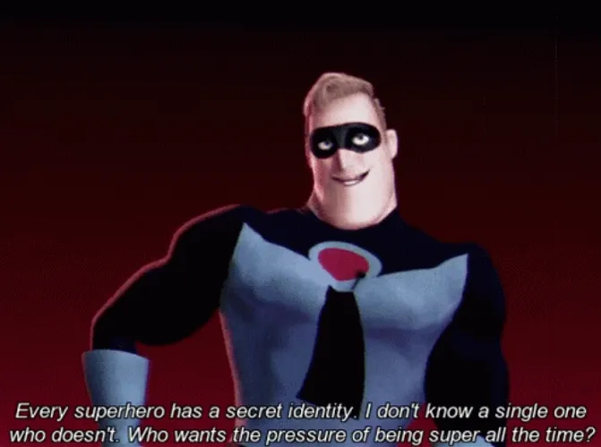 Secret Identity Mr Incredible