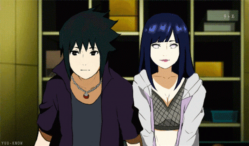 Sasuke With Hinata Hyuga