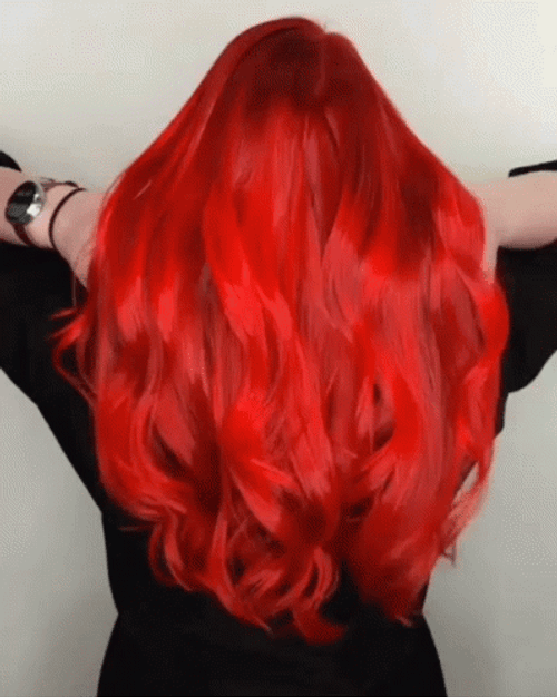 Soft And Wavy Red Hair