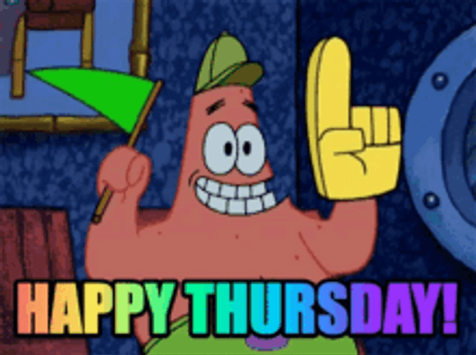 Happy Thursday Patrick Starfish