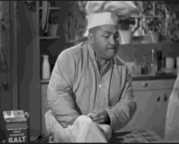 Curly Howard Cleaning Turkey