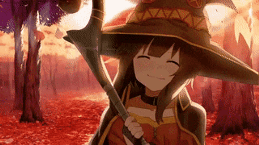 Megumin Charmingly Smiling