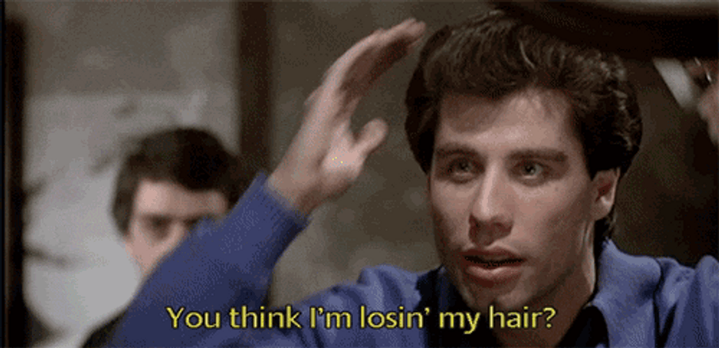 John Travolta Losing Hair