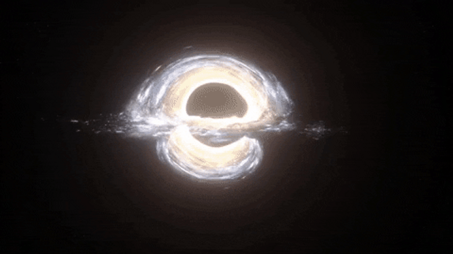 Black Hole Space Glow