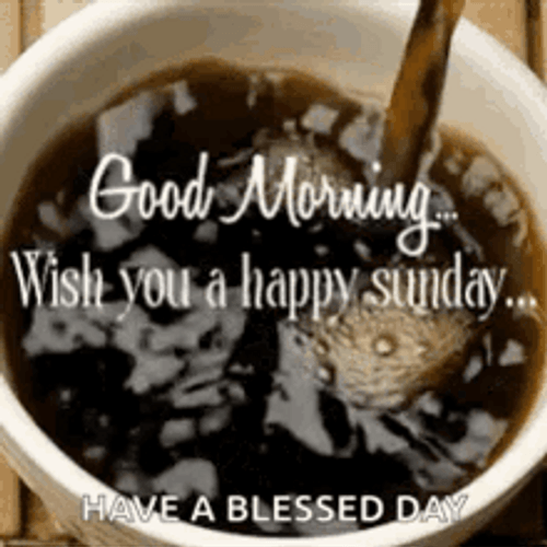 Morning Happy Sunday Coffee