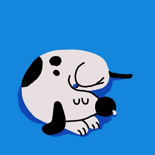 Cartoon Sleeping Dog Fart