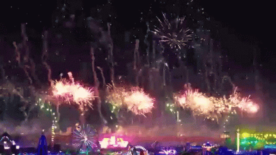 Music Festival Fireworks