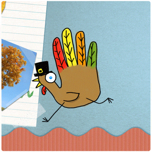 Animated Turkey Hand