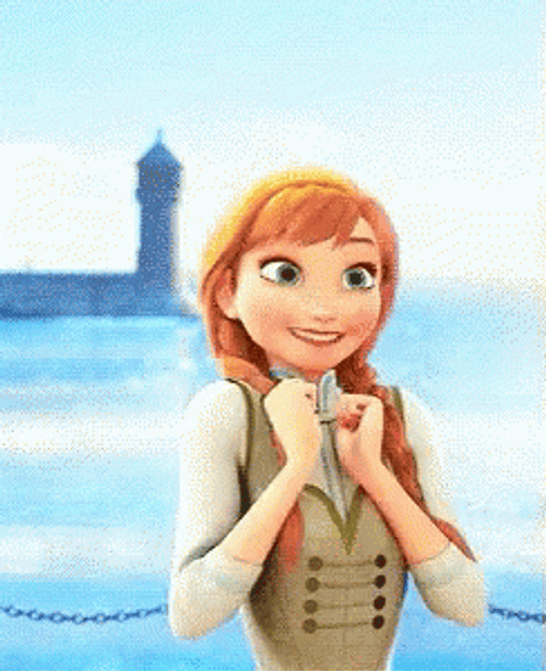 Happy Anna From Disney&s Frozen