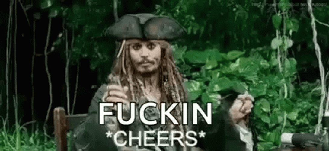 Captain Jack Sparrow Cheers