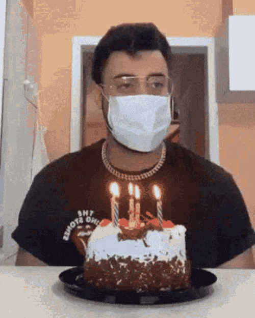 Quarantine Birthday Cake Blow