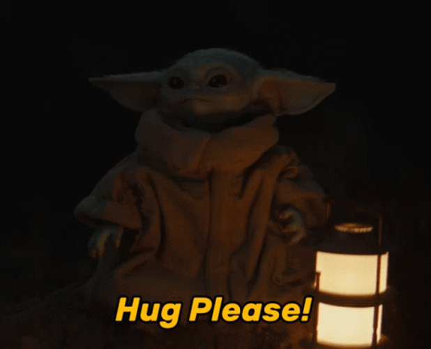 Hug Please Yoda