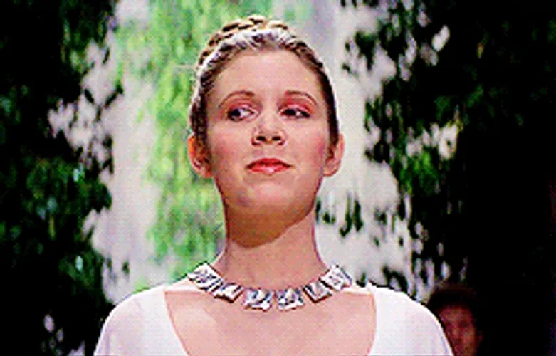 Carrie Fisher Smiling