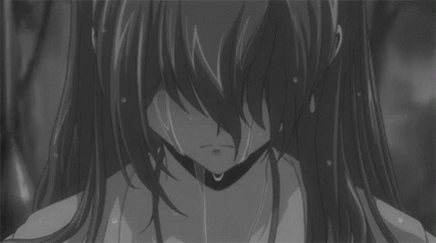 Anime Girl Depressed Crying