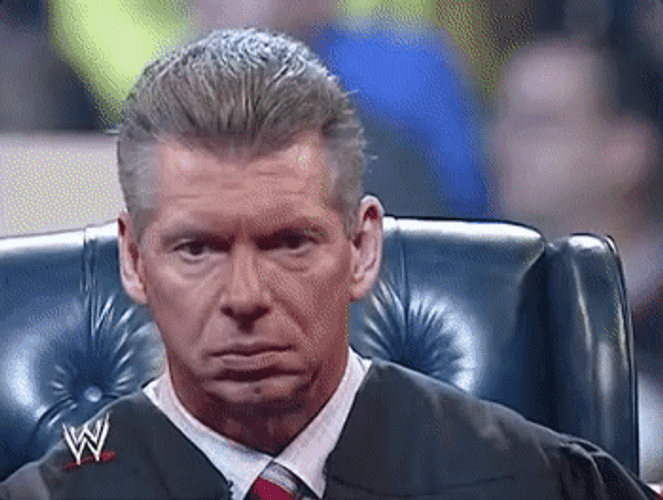 Vince Mcmahon Looking On The Side