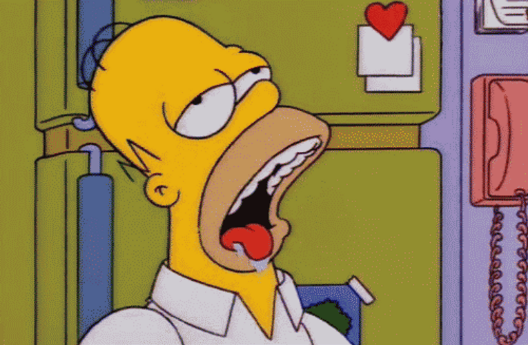 Funny Homer Simpsons Drooling